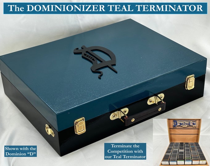 Dominion Organizer – DOMINIONIZER Teal Terminator with/without Divider Cards - ORGANIZE and STORE Dominion Expansions