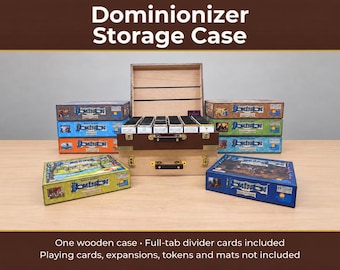 Dominion Card Storage Case with Full-Tab Dividers | Dominionizer