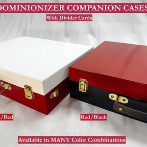 Dominion Organizer – DOMINIONIZER Stained Companion Cases with Divider Cards - ORGANIZE and STORE Dominion Expansions
