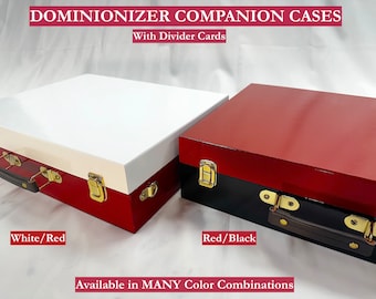 Dominion Organizer – DOMINIONIZER Stained Companion Cases with Divider Cards - ORGANIZE and STORE Dominion Expansions