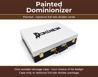 Painted Dominion Card Storage Case | Optional Dividers