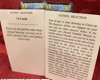 Dominion Divider Cards - DIVIDER CARDS Half Tabbed and Laminated for ORGANIZING Dominion