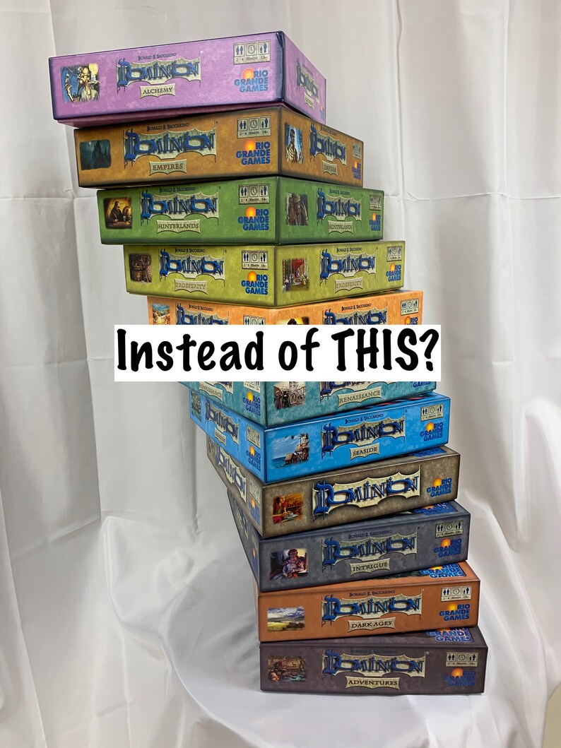 The DOMINIONIZER the ULTIMATE Dominion Card ORGANIZER the Etsy