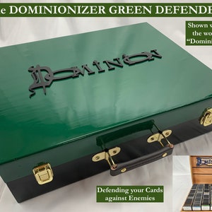 Dominion Organizer – DOMINIONIZER Green Defender with/without Divider Cards to ORGANIZE and STORE Dominion Expansions