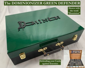 Dominion Organizer – DOMINIONIZER Green Defender with/without Divider Cards to ORGANIZE and STORE Dominion Expansions