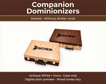 Stained Companion Dominion Storage Cases | Two Cases, No Card Dividers
