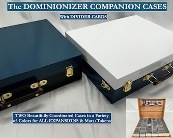 Dominion Organizer – DOMINIONIZER Painted Companion Cases with Divider Cards - ORGANIZE and STORE Dominion Expansions