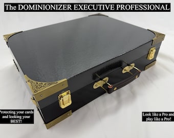 Dominion Card Game Organizer: The DOMINIONIZER EXECUTIVE PROFESSIONAL in Black with/without Divider Cards