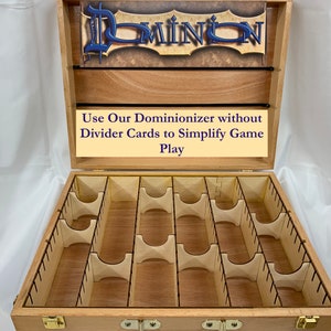 Dominion Organizer – Use our DOMINIONIZER without Tabbed Divider Cards to ORGANIZE and STORE Dominion Expansions