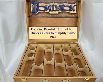 Dominion Organizer – Use our DOMINIONIZER without Tabbed Divider Cards to ORGANIZE and STORE Dominion Expansions