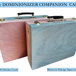Dominion Organizer – DOMINIONIZER Stained Companion Cases without Divider Cards - ORGANIZE and STORE Dominion Expansions