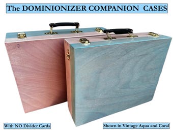 Dominion Organizer – DOMINIONIZER Stained Companion Cases without Divider Cards - ORGANIZE and STORE Dominion Expansions