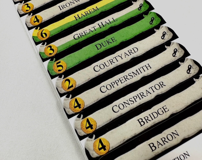 Dominion: Intrigue 1st Edition Expansion Divider Cards - Full Tabbed