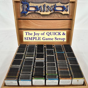 Dominion Organizer – Use our DOMINIONIZER with Tabbed Divider Cards to ORGANIZE and STORE Dominion Expansions