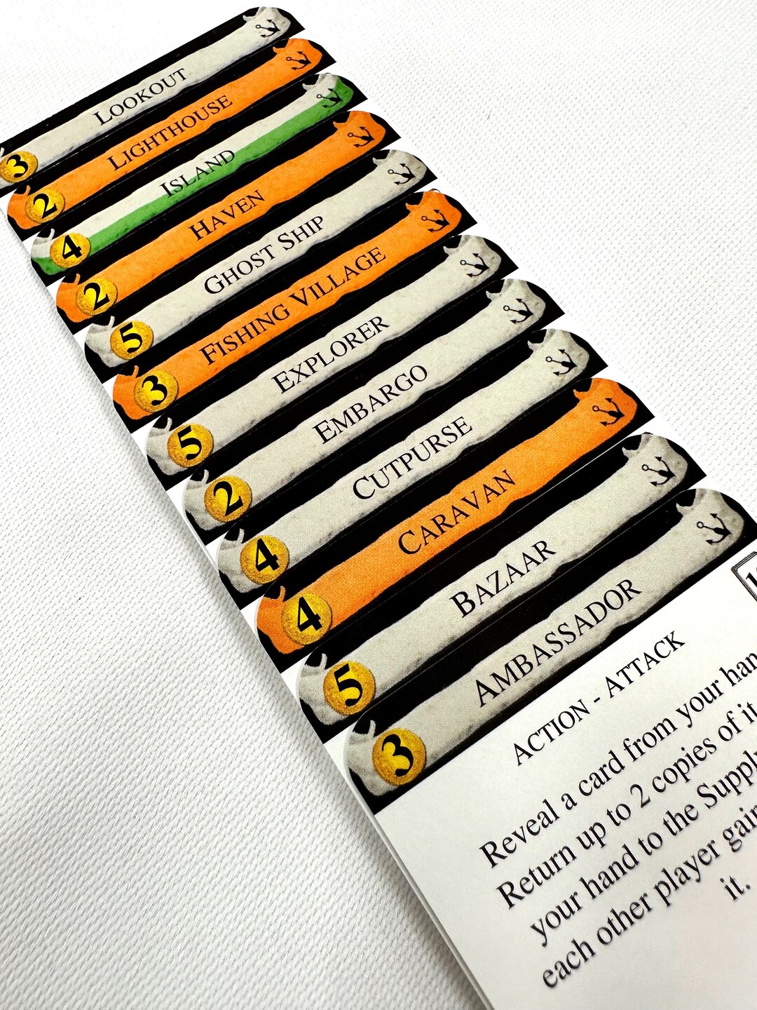 Dominion SEASIDE Divider Cards 1st Edition Full Tab DIVIDER Etsy