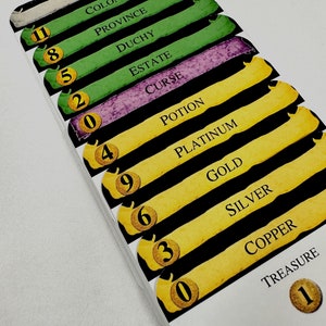 Cartes intercalaires Dominion BASE - Onglet complet CARTES intercalaires de l'extension de base pour Game of Dominion