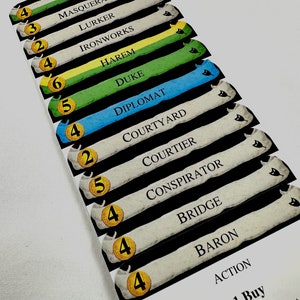 Dominion INTRIGUE-scheidingskaarten 2e editie - Full Tab-verdeelkaarten van de Intrigue-uitbreiding voor de Game of Dominion