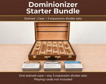 Stained Dominion Storage Starter Bundle | Case + 3 Divider Sets
