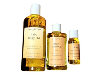 Baby body oil, Body Oil, baby oil, Moisturizer, Skincare, Body Care,  Baby care, massage oil, natural skincare, baby skincare