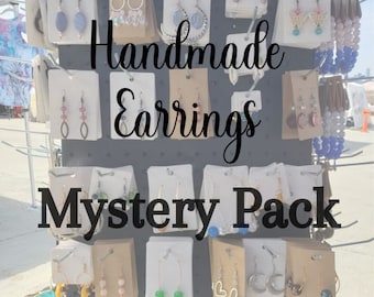 Mystery earring set, handmade earrings, gift ideas, handmade jewelry, gift sets, mystery scoop, surprise bag