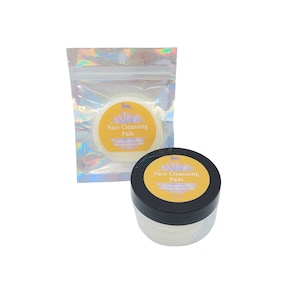 Pre Moistened Face Cleansing Pads | Face Care| Face cleaner| Skincare| Natural Skincare