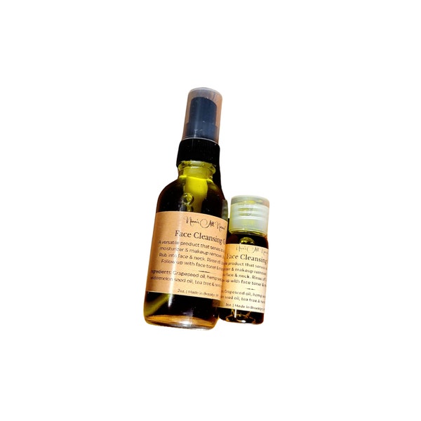 Face Cleansing Oil, Face Cleanser, Face Care, Skincare, Natural Skincare, Fash Wash, Moisturizer