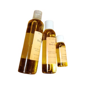 Body Oil, Lemon Body Oil, Moisturizer, natural skincare, Body Care, Rose body oil, vanilla body oil
