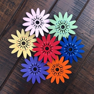 Wooden Flower Ceiling Fan Pull Chain ~ Seven Color Choices