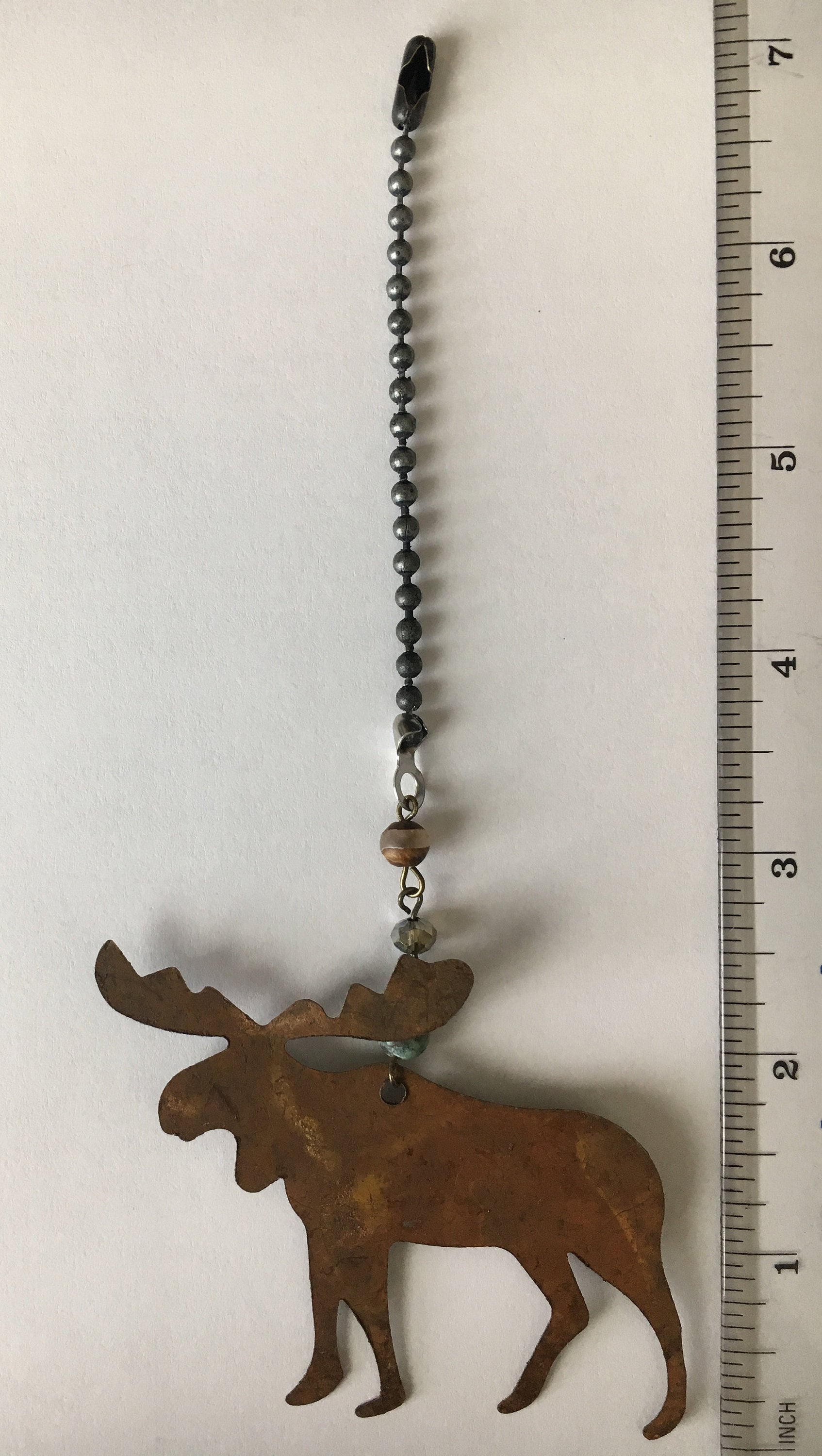 Rusty Moose Ceiling Fan Pull Chain Etsy