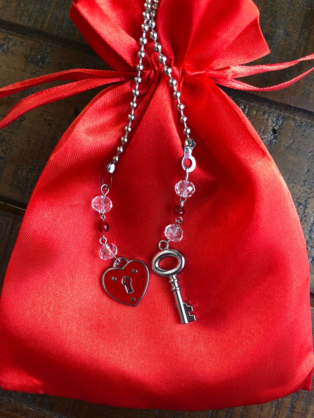 Heart Lock and Key Ceiling Fan Pull Chains ~ Set of 2 - Etsy