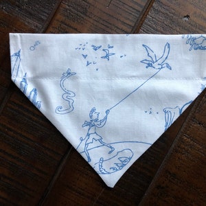 James and the Giant Peach Over-the-Collar Reversible Dog Bandanas ~ Four Sizes, Optional Personalization