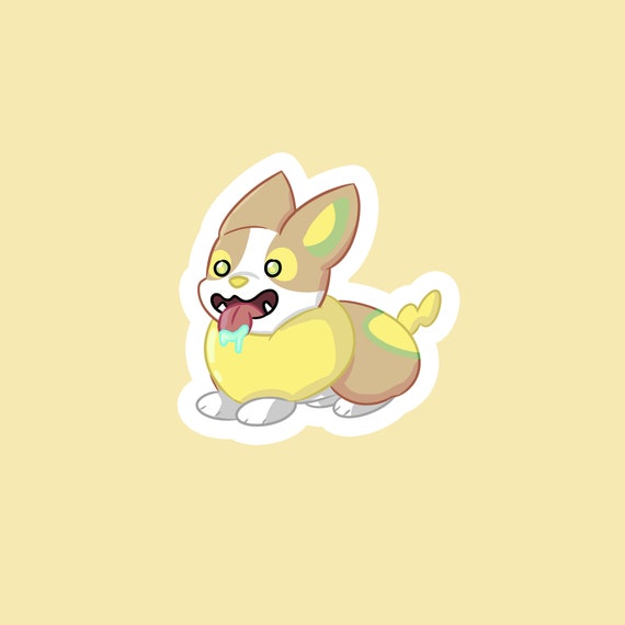 Yamper Sticker Pokemon Sword And Shield Sticker Galar Pokemon Cute