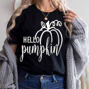 Pumpkin Svg, Hello Pumpkin Svg, Hello Fall Svg, Happy Thanksgiving Svg, Fall Svg, Autumn Svg, Fall Decor, Pumpkin Shirt Svg,Instant Download
