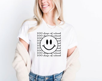 100 Days of School Retro SVG, 100 Days of School SVG File, Teacher Svg, School Shirt Svg, Kid's Shirt Svg, 100th Days of School Cut File