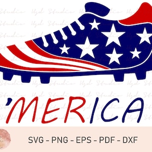 MERICA Soccer Svg, 4th Of July Svg, Fourth Of July Svg, Independence Day Svg, Patriotic Svg, American Flag Svg, Sports Svg, USA Flag Svg,SVG