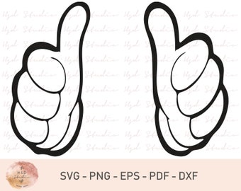 Thumbs Up Svg. Hands Svg. Double Thumbs Up Svg. This Guy Thumbs, Hand, Thumbs Clip Art-Svg, Png, Pdf, Dxf, Eps Files