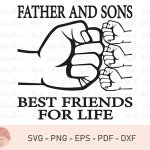 Free Free 169 Dad And Son Fist Bump Svg SVG PNG EPS DXF File