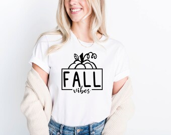 Fall Vibes Svg, Fall Quote Svg, Fall Shirt Svg, Autumn Svg, Autumn Vibes Svg, Fall Shirts Gift, Thanksgiving Svg, Png Dxf Cut-bestanden Cricut