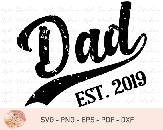 Mens Mens Dad Est. 2019 Vintage New Dad T-Shirt Fathers Day Gifts Mens Mens Dad Est. 2019 Vintage New Dad T-Shirt Fathers Day Gifts