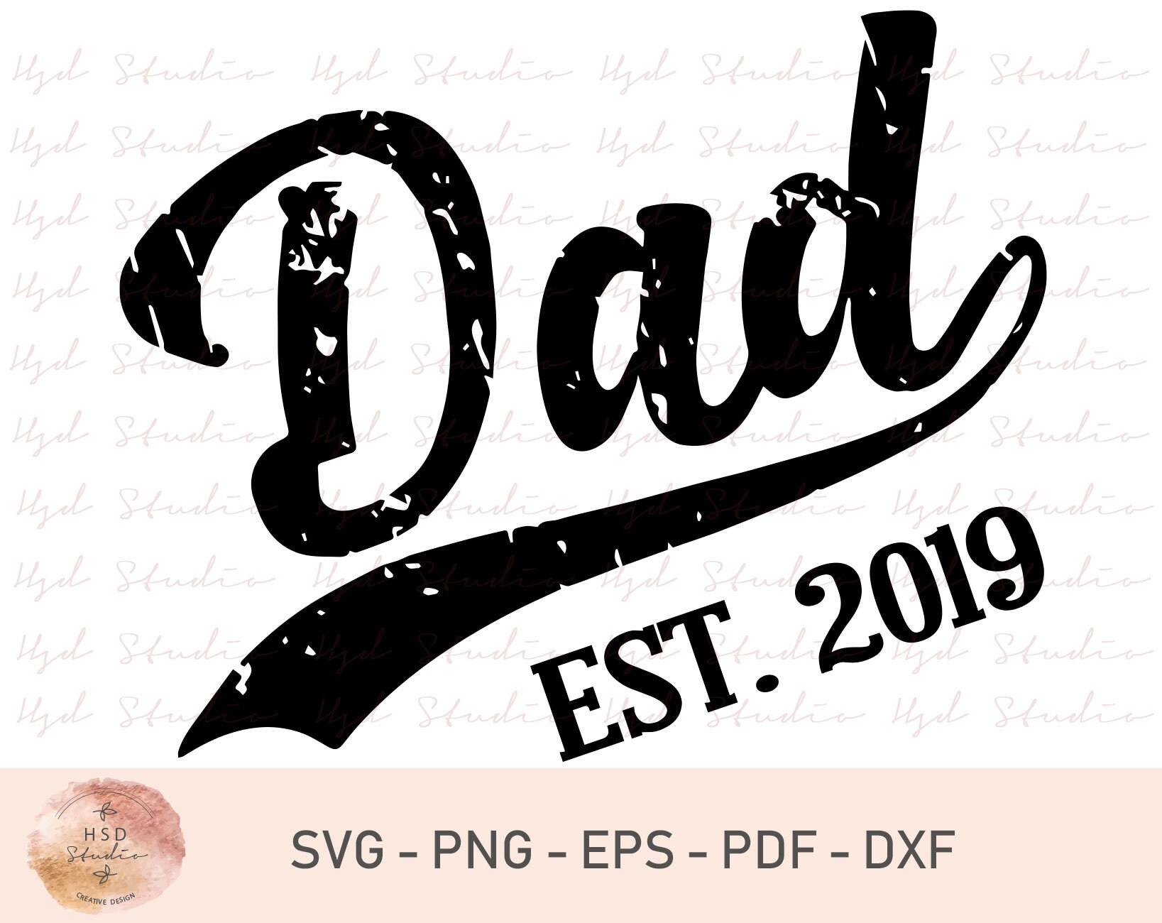 Download Dad Est 2019 Vintage New Dad T Shirt Fathers Day Gifts Etsy