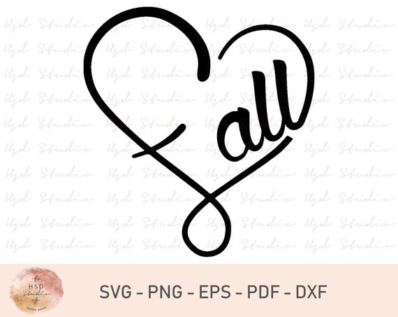 ☆関税込☆FALLETT★[FallettXLee] DRAWING HEART SHORT SLEEVE Fall SVG Cut File, Fall Svg, Love Svg, Heart Fall Svg