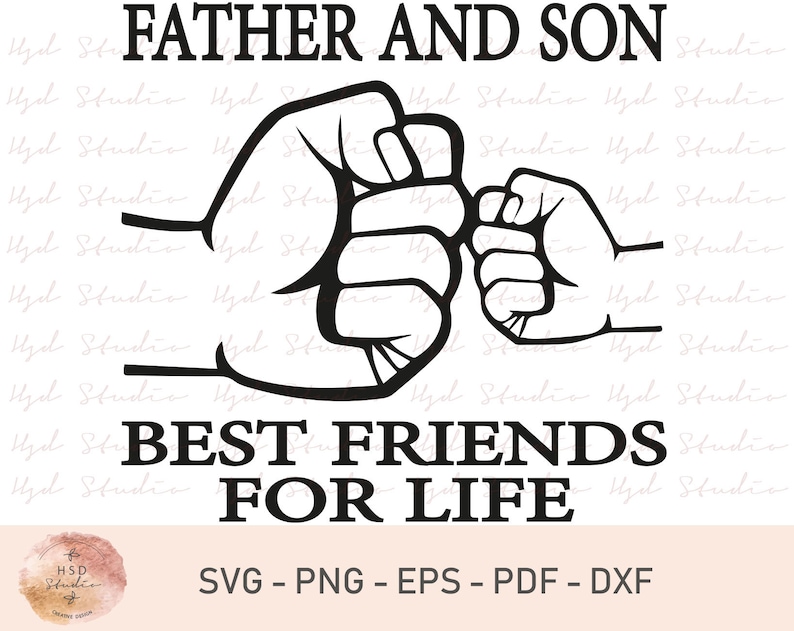 Download Vater und Sohn Svg Faust Bump Svg beste Freundin Svg Vater ...