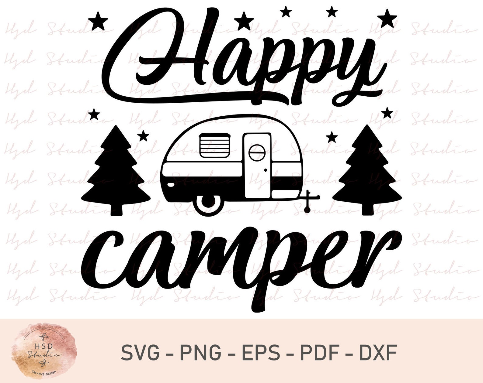 Happy Camper Svg Camping Svg Travel Svg Camping Quote Svg - Etsy