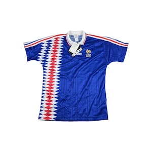 Adidas France National Team Soccer Football Vintage 1994 Kit Jersey Medium New