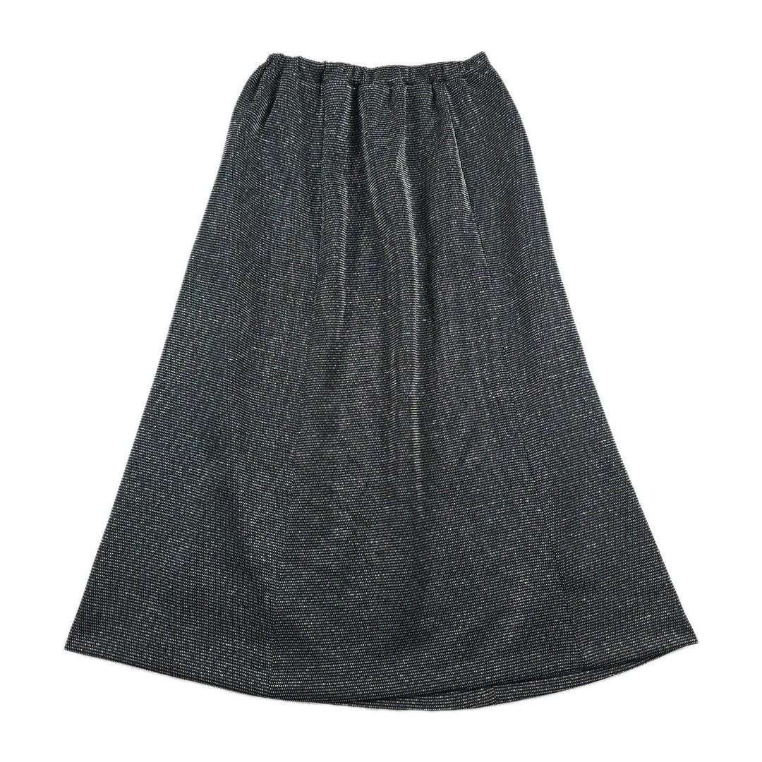 Add'ems Vintage 70s Metallic Maxi Skirt Women's Size 14 USA Made - Etsy