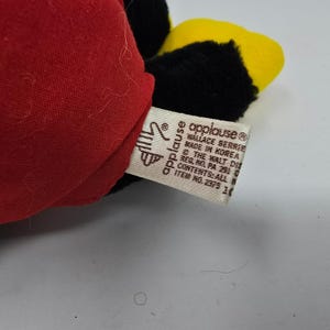 Disney Applause Vintage Mickey Mouse Blue Bowtie 10 Inch Plush 画像 5