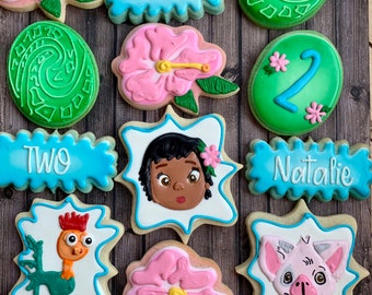 Moana Cookies Etsy Moana Cookies Etsy