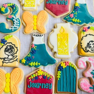 Flower Movie Royal Icing Cookies