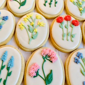 Spring Floral Cookies - Etsy