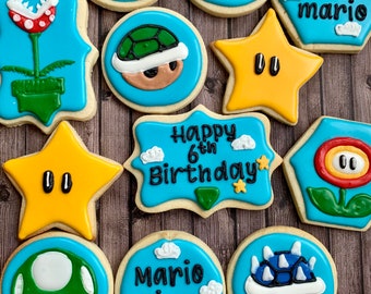 Video Game Royal Icing Cookies